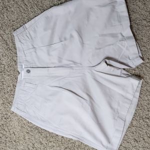 High Waisted Khaki Shorts